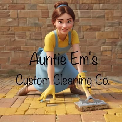 Auntie Em's Cleaning Co. logo